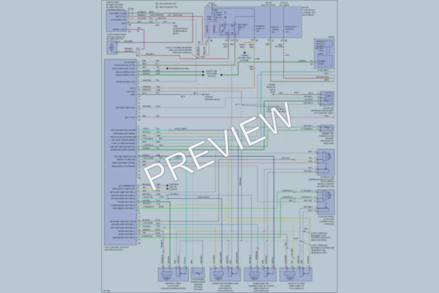 2009 Cadillac DTS Air Conditioning wiring diagram preview