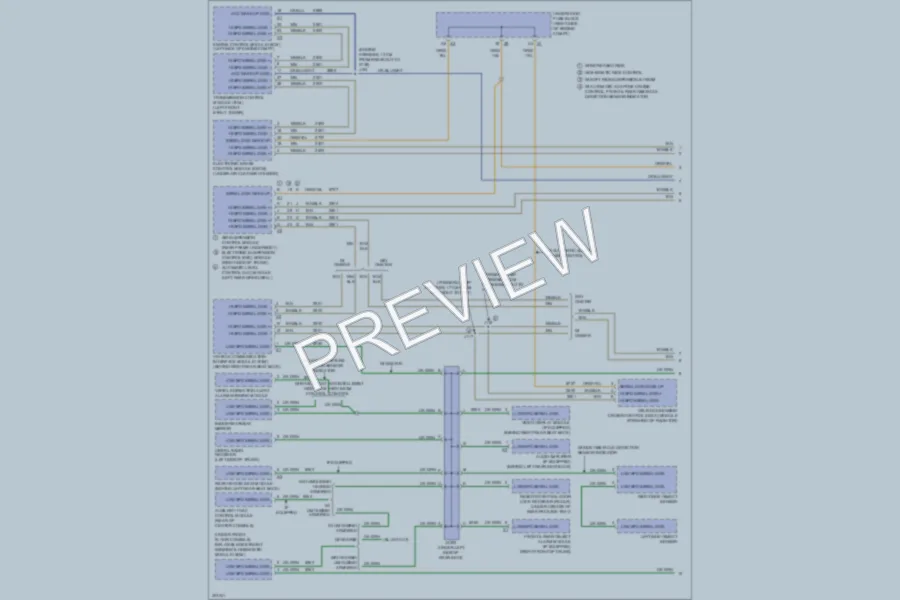 2009 Cadillac DTS Computer Data Lines wiring diagram preview