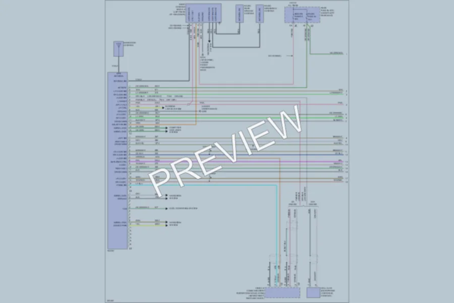 2009 Cadillac DTS Radio wiring diagram preview