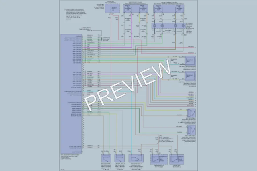 2009 Cadillac DTS Supplemental Restraints wiring diagram preview