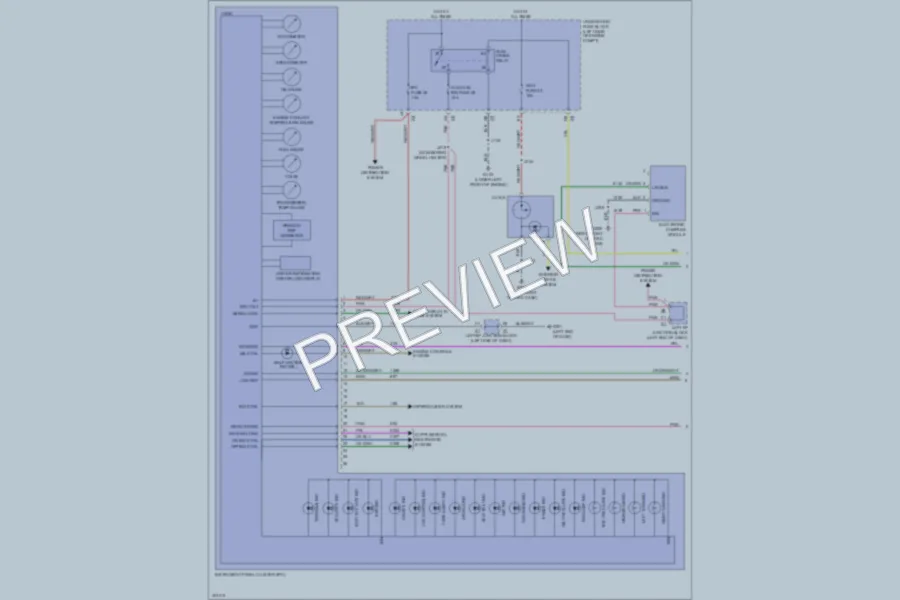 2009 Cadillac Escalade Instrument Cluster wiring diagram preview