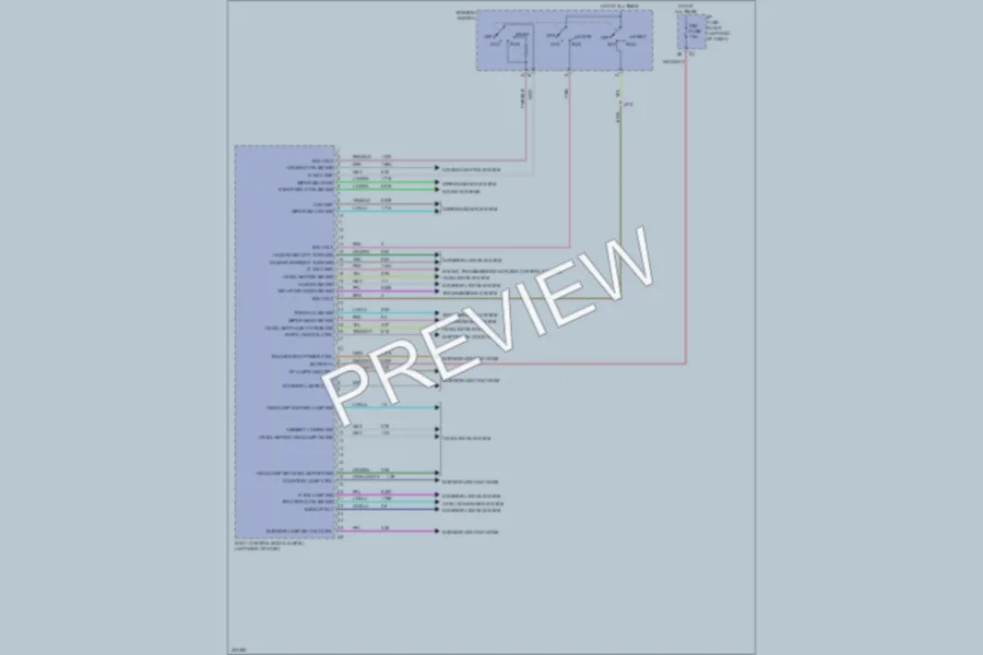 2009 Cadillac EscaladeESV Body Control Modules wiring diagram preview