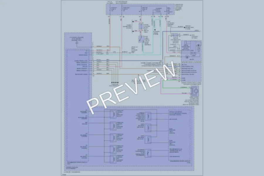 2009 Cadillac EscaladeESV Transmission wiring diagram preview