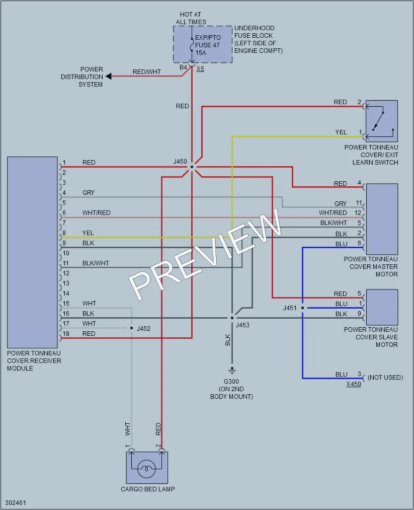 2009 Cadillac EscaladeEXT Power Top Sunroof wiring diagram preview