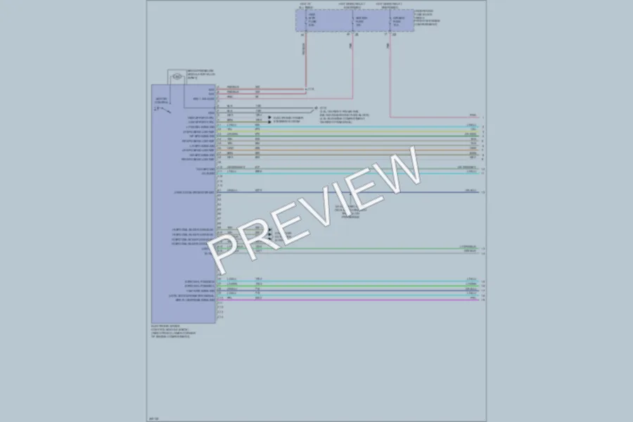2009 Cadillac SRX Anti Lock Brakes wiring diagram preview