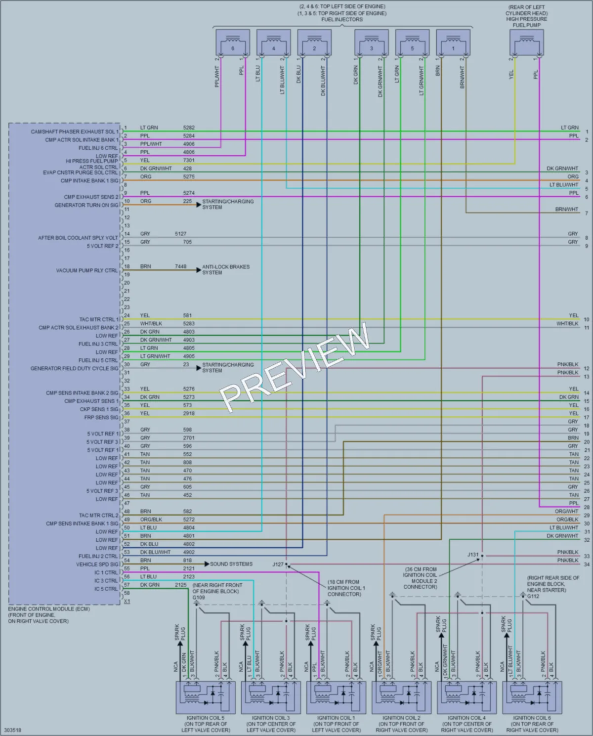2009 Cadillac STS Engine Performance wiring diagram preview
