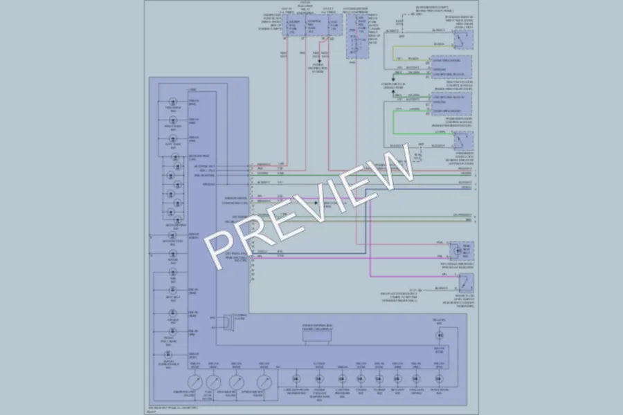 2009 Cadillac STS Instrument Cluster wiring diagram preview