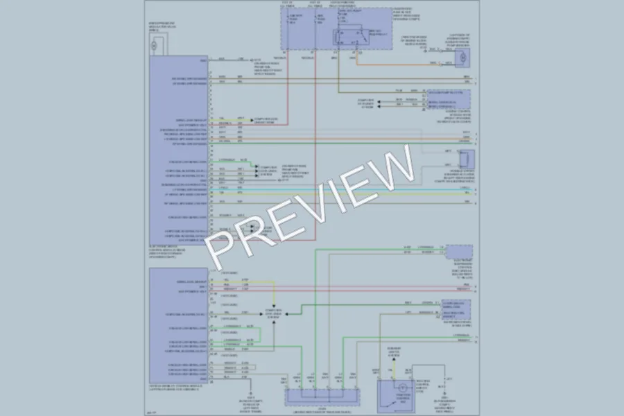 2009 Cadillac STSV Anti Lock Brakes wiring diagram preview