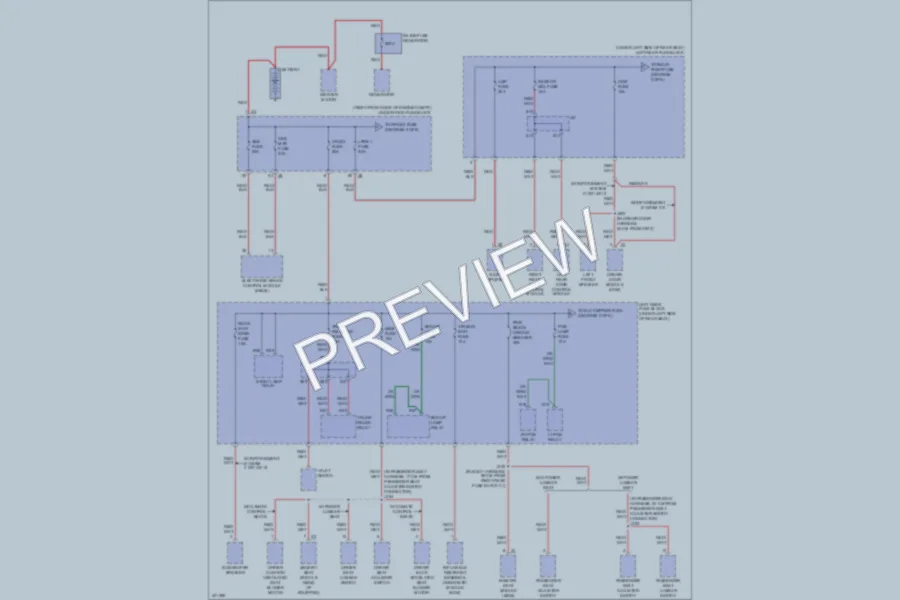 2009 Cadillac STSV Power Distribution wiring diagram preview