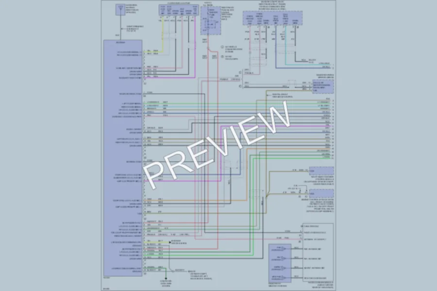 2009 Cadillac STSV Radio wiring diagram preview