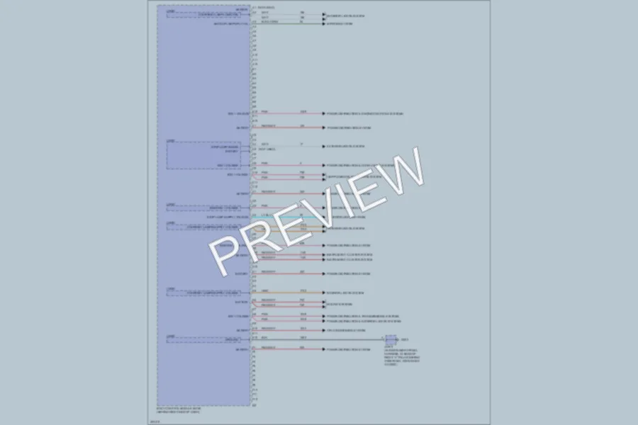 2009 Cadillac XLR Body Control Modules wiring diagram preview