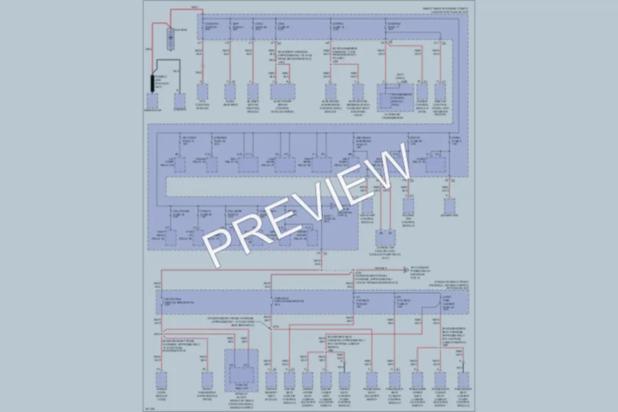2009 Cadillac XLR Power Distribution wiring diagram preview