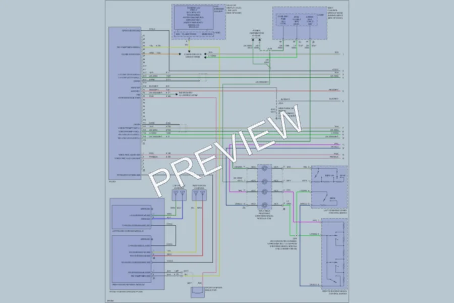 2009 Cadillac XLR Radio wiring diagram preview