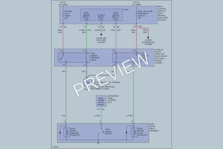 2009 Cadillac XLRV Shift Interlock wiring diagram preview