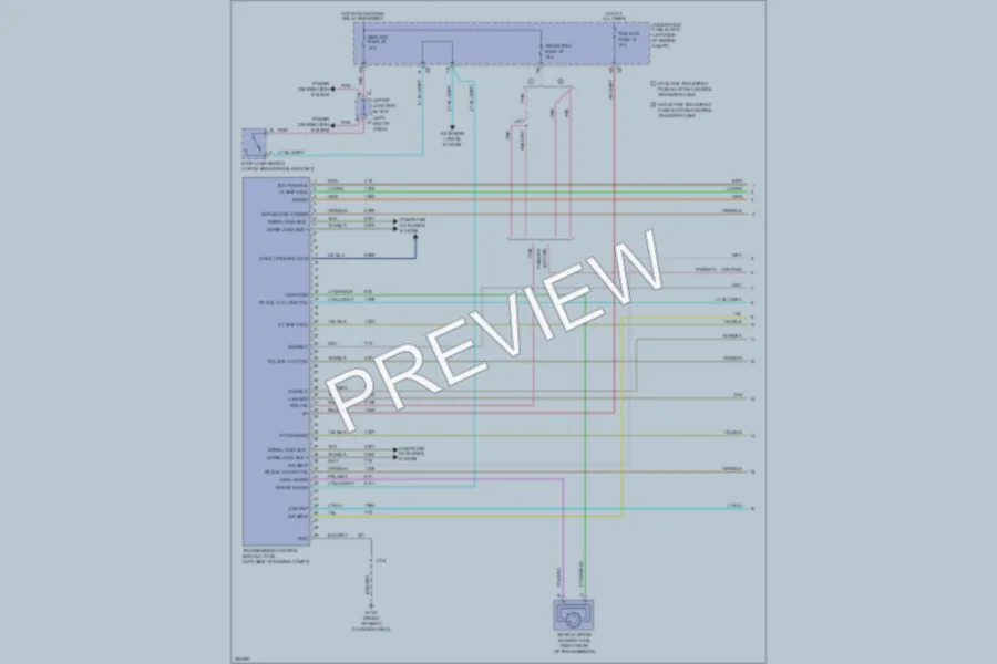 2009 Chevrolet Avalanche Transmission wiring diagram preview