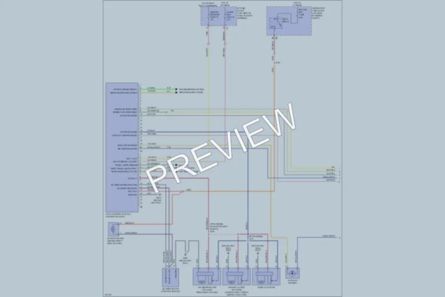 2009 Chevrolet Aveo Air Conditioning wiring diagram preview