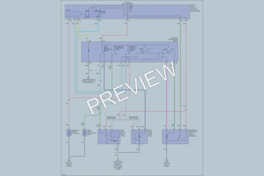 2009 Chevrolet Aveo Wiper Washer wiring diagram preview