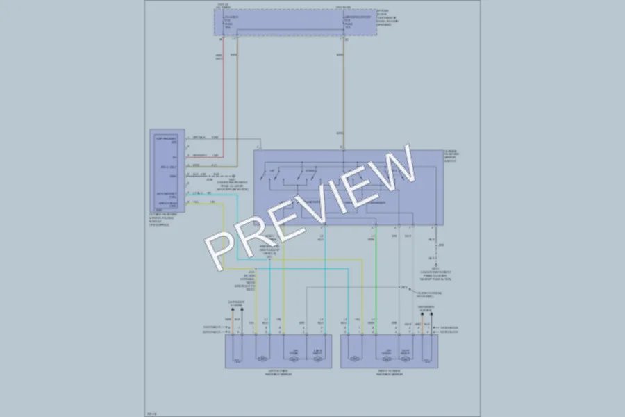 2009 Chevrolet Aveo5 Power Mirrors wiring diagram preview