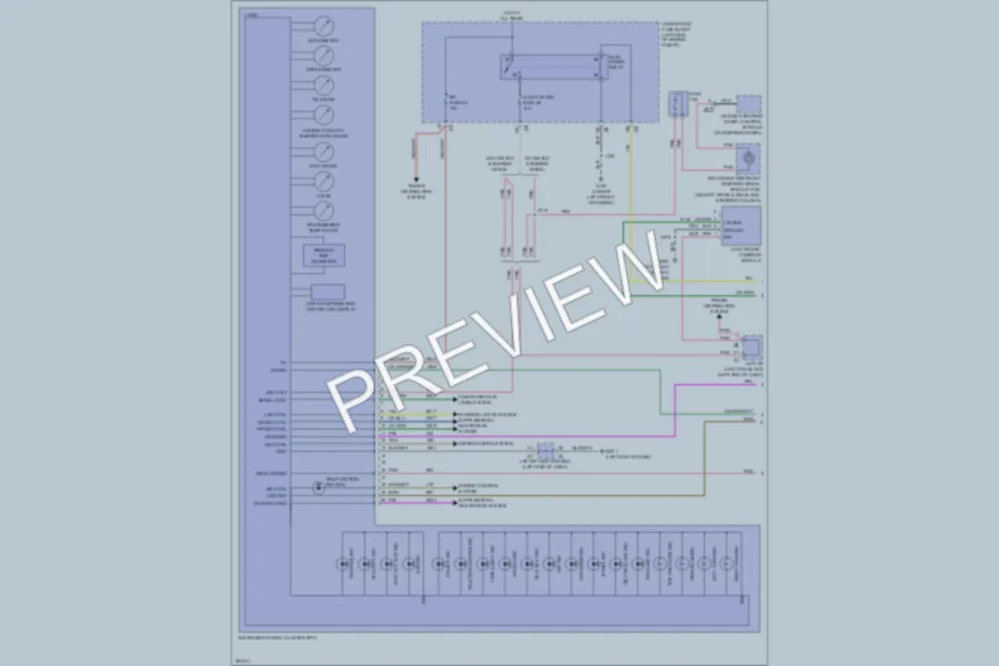 2009 Chevrolet C1500Suburban Instrument Cluster wiring diagram preview