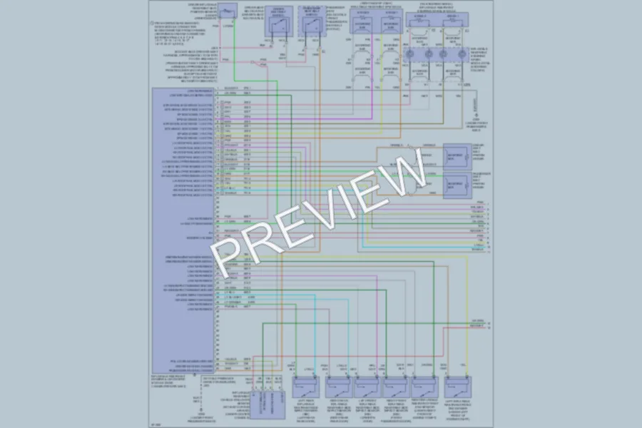 2009 Chevrolet C2500Suburban Supplemental Restraints wiring diagram preview