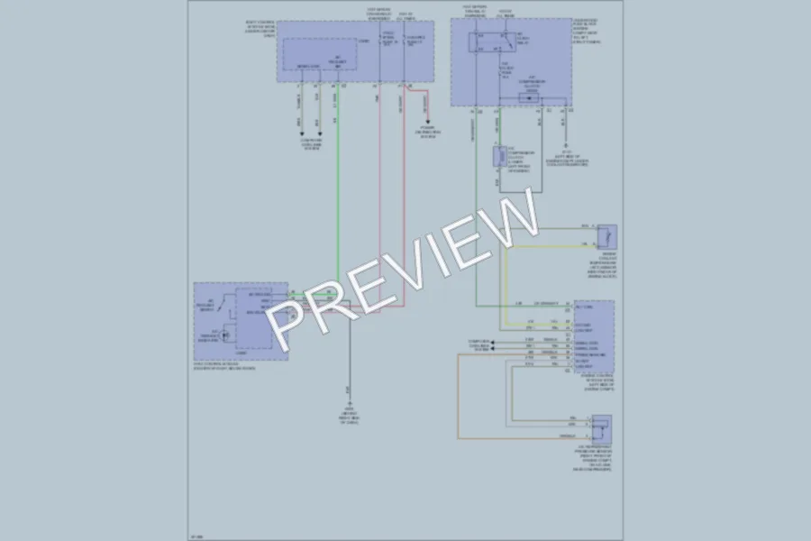 2009 Chevrolet Cobalt Air Conditioning wiring diagram preview