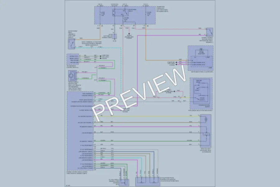 2009 Chevrolet Colorado Cruise Control wiring diagram preview