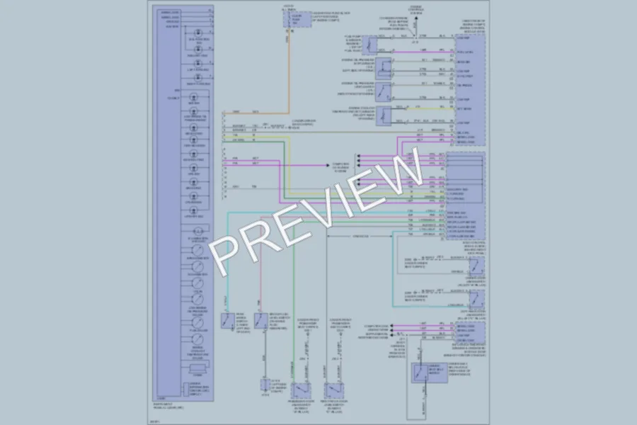 2009 Chevrolet Colorado Instrument Cluster wiring diagram preview