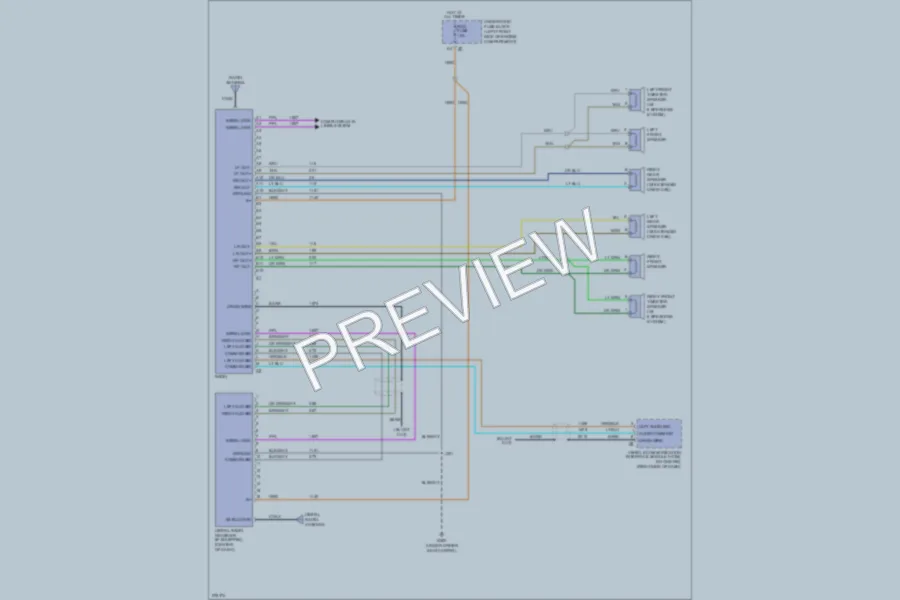 2009 Chevrolet Colorado Radio wiring diagram preview