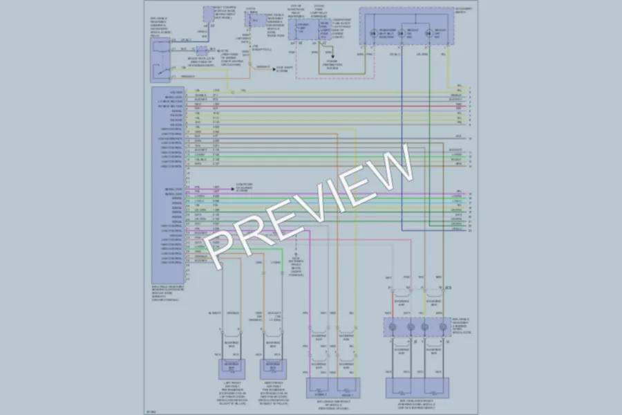 2009 Chevrolet Colorado Supplemental Restraints wiring diagram preview