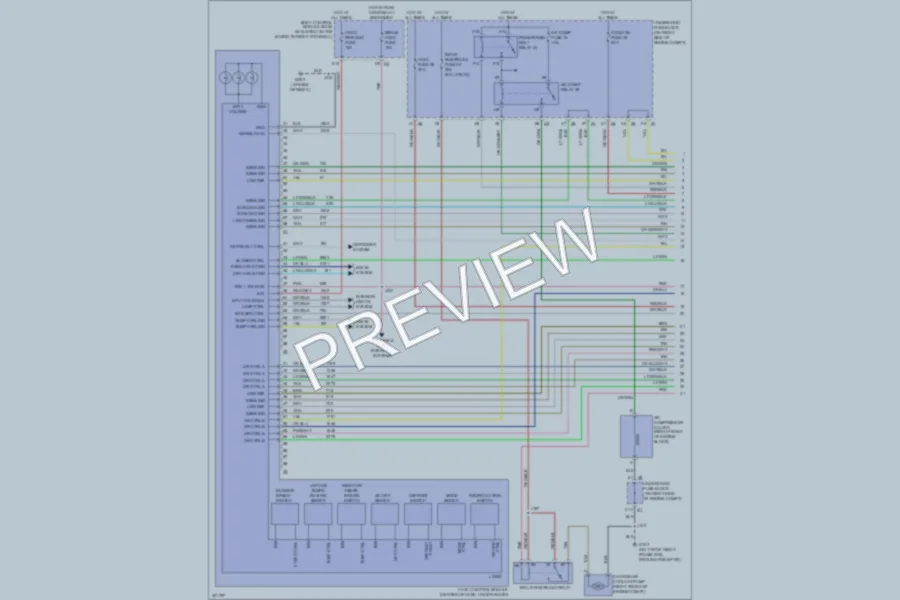 2009 Chevrolet Corvette Air Conditioning wiring diagram preview