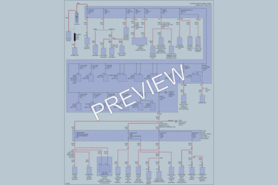 2009 Chevrolet Corvette Power Distribution wiring diagram preview