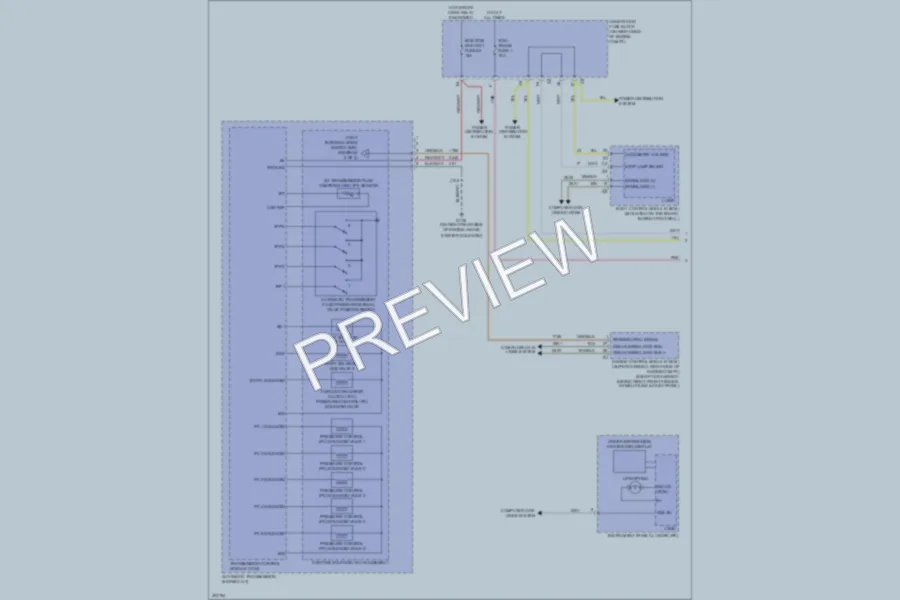 2009 Chevrolet Corvette Transmission wiring diagram preview
