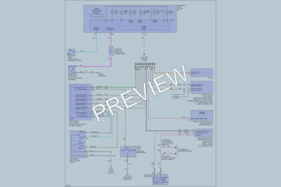 2009 Chevrolet Corvette Warning Systems wiring diagram preview