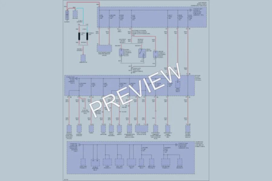 2009 Chevrolet Equinox Power Distribution wiring diagram preview