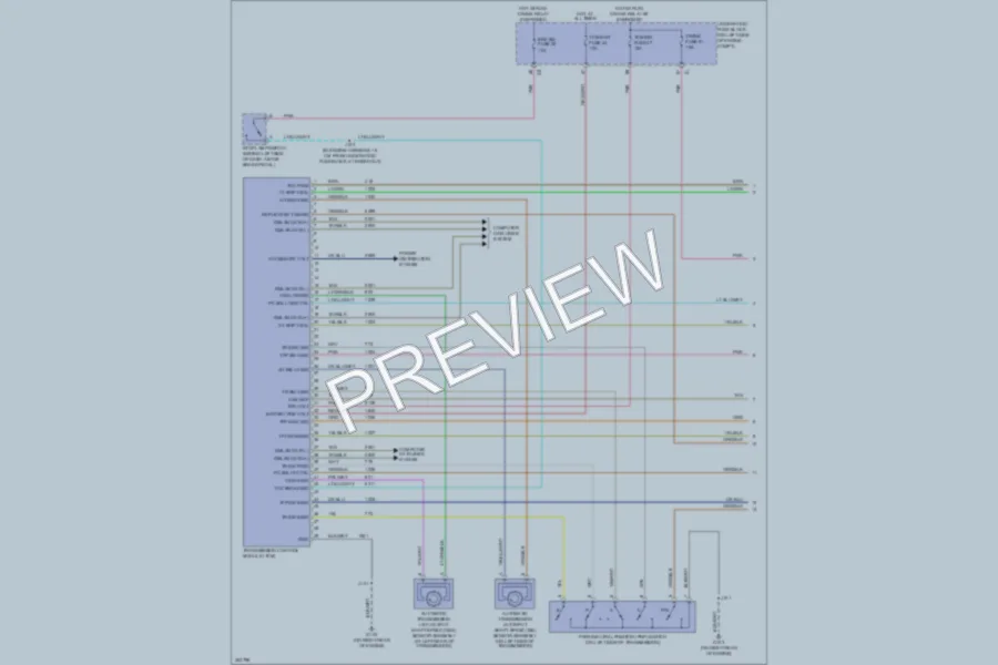 2009 Chevrolet G3500 Transmission wiring diagram preview