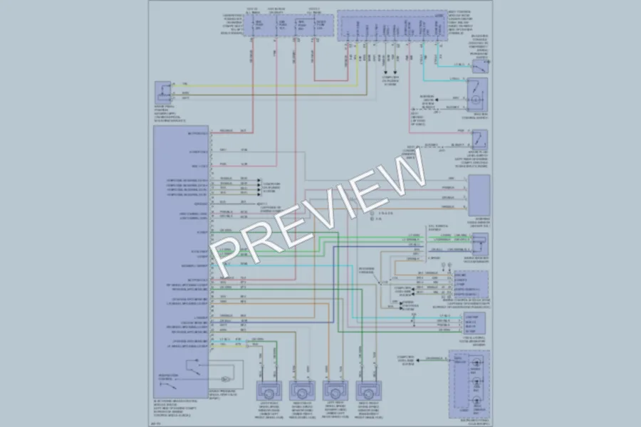 2009 Chevrolet HHR Anti Lock Brakes wiring diagram preview