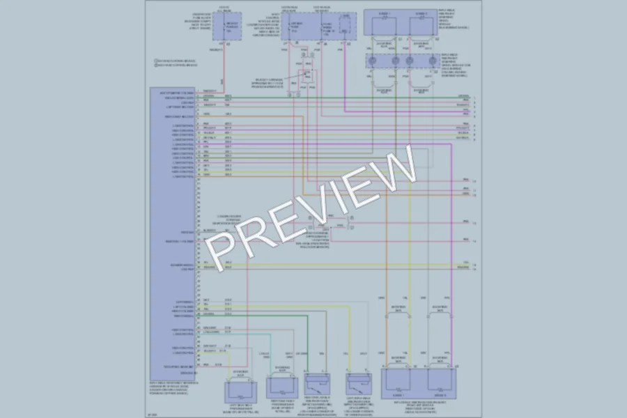 2009 Chevrolet HHR Supplemental Restraints wiring diagram preview
