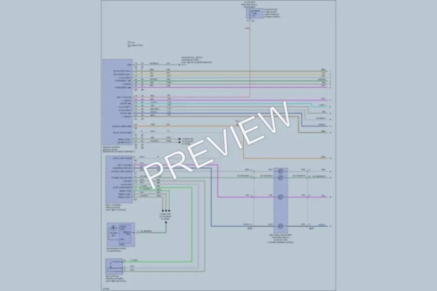 2009 Chevrolet Impala Cruise Control wiring diagram preview