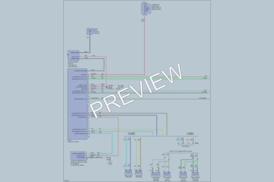 2009 Chevrolet Impala Radio wiring diagram preview