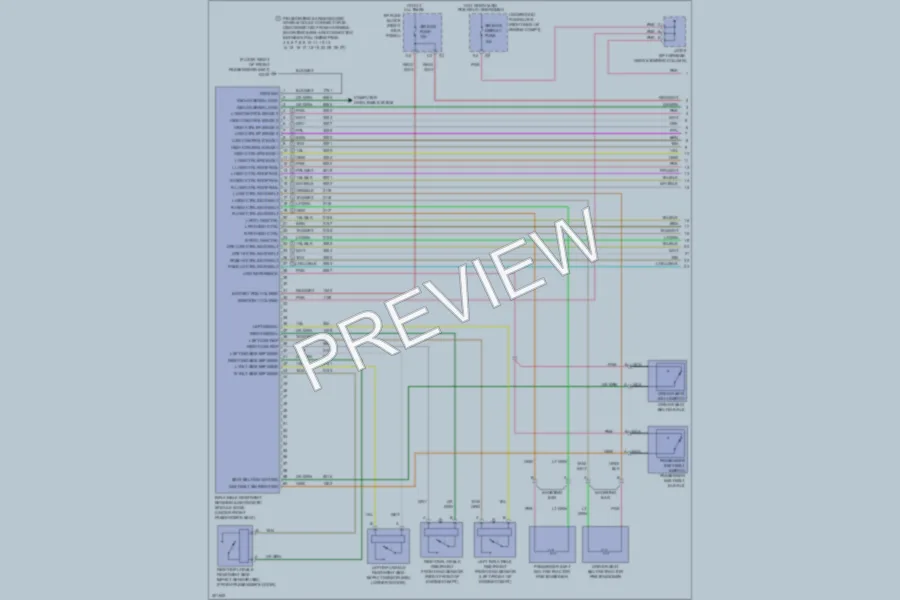 2009 Chevrolet Impala Supplemental Restraints wiring diagram preview