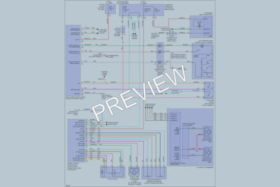 2009 Chevrolet 2500 Hd Cruise Control wiring diagram preview