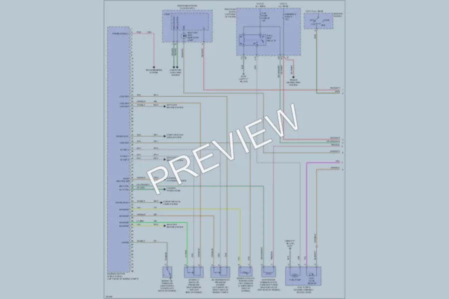 2009 Chevrolet Malibu Engine Performance wiring diagram preview
