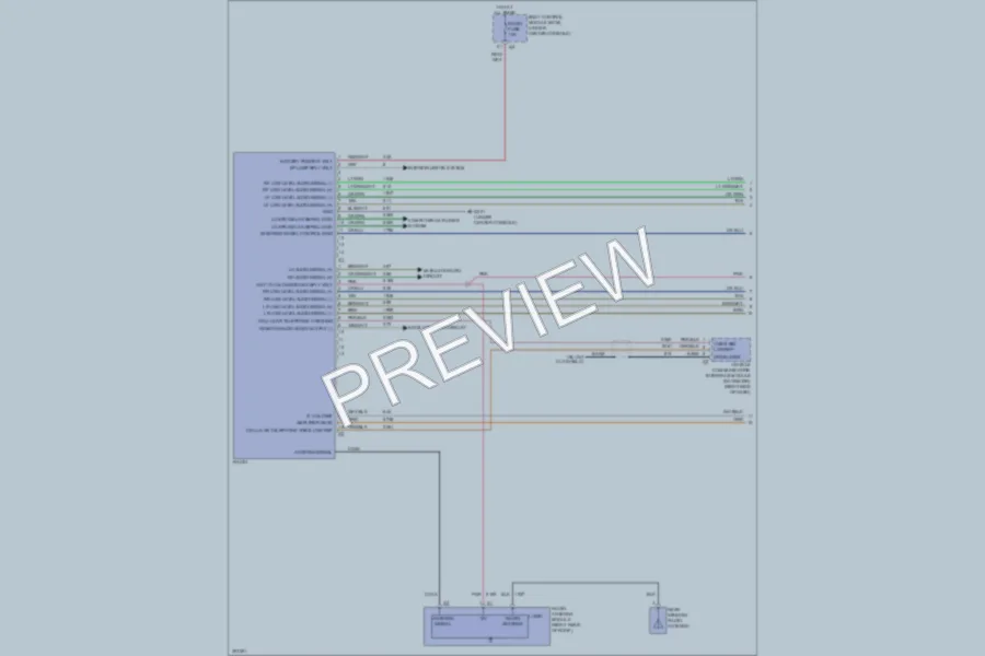 2009 Chevrolet Malibu Radio wiring diagram preview
