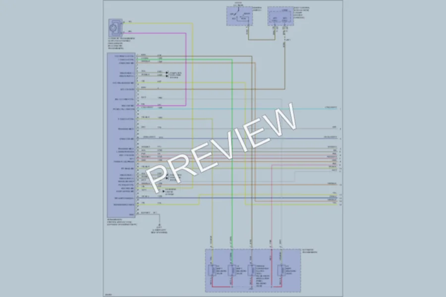 2009 Chevrolet Malibu Transmission wiring diagram preview