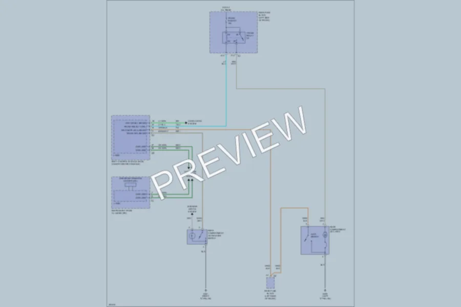 2009 Chevrolet Malibu Trunk Tailgate Fuel Door wiring diagram preview