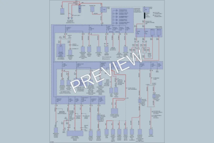 2009 Chevrolet Tahoe Power Distribution wiring diagram preview
