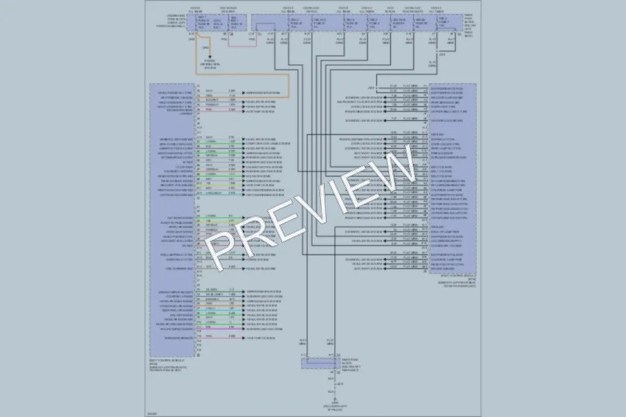 2009 Chevrolet TrailBlazer Body Control Modules wiring diagram preview