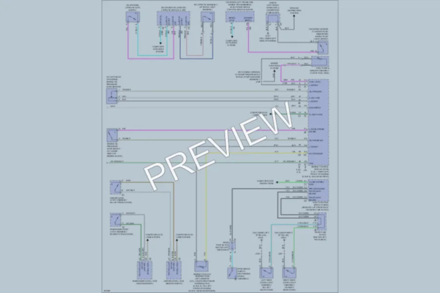2009 Chevrolet TrailBlazer Instrument Cluster wiring diagram preview