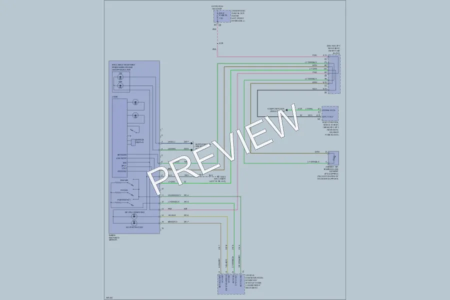 2009 Chevrolet TrailBlazer Power Mirrors wiring diagram preview