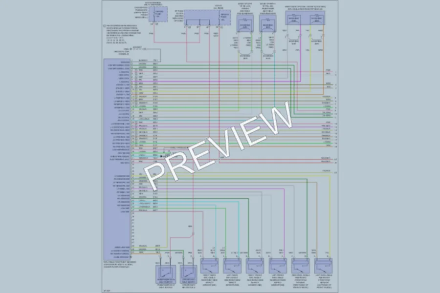 2009 Chevrolet Traverse Supplemental Restraints wiring diagram preview